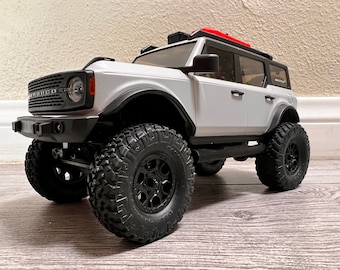 Gewichtete Achstal SCX24 Ford Bronco Rock Sliders 14 Gramm Einzelrohr