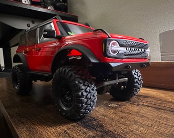 High clearance FRONT bumper for 1/18 Crawler (Compatible with Traxxas TRX-4m Bronco)