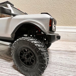 SCX24 Bronco/Gladiator front bumper relocation mount