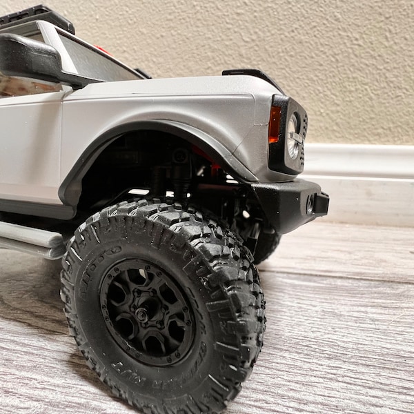 SCX24 Bronco/Gladiator front bumper relocation mount