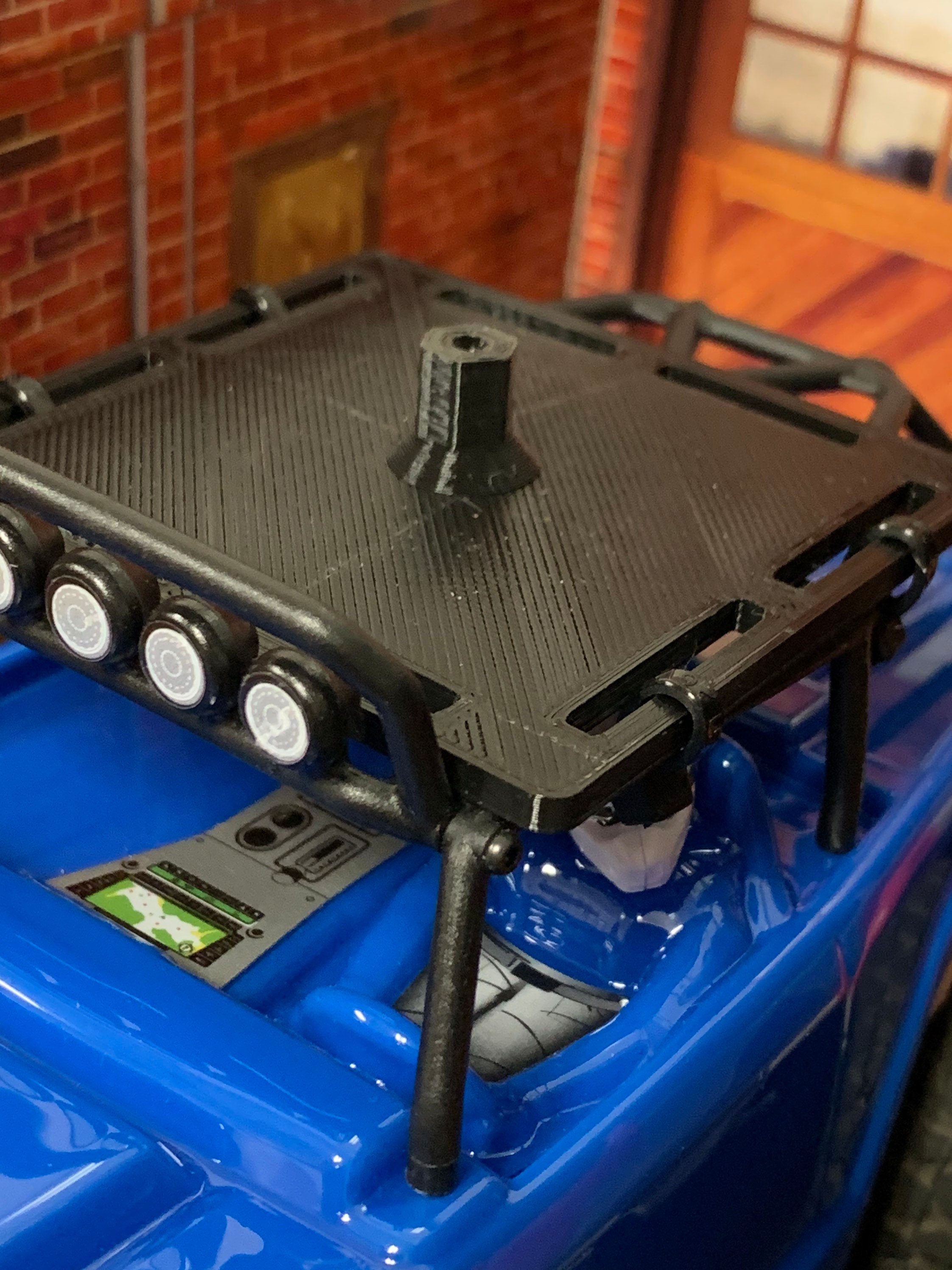 Axial SCX24 Deadbolt Hard Top - With Spare Tire Mount