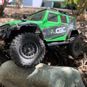 Weighted Axial SCX24 Jeep JLU and C10 Rock Sliders 14 Grams - single tube