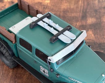 1/24 Scale Ski’s and Rack - RC Crawler Enduro24/SCX24 And More