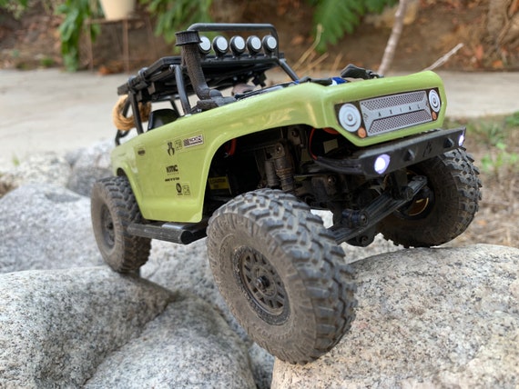 ホビーラジコン Axial SCX24 Deadbolt Axial 1/24 SCX24 Deadbolt RTR Scale Mini Crawler (Green) w