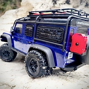 Defender side window screens 1/18 Crawler (Compatible with Traxxas TRX-4m Defender)