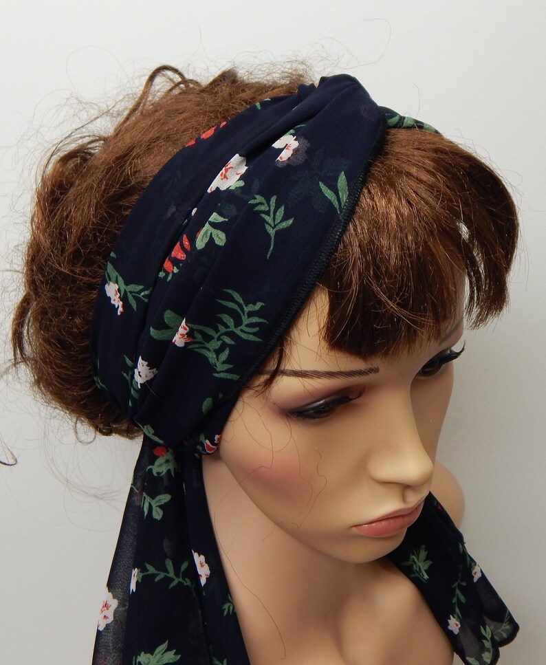 chiffon head wrap