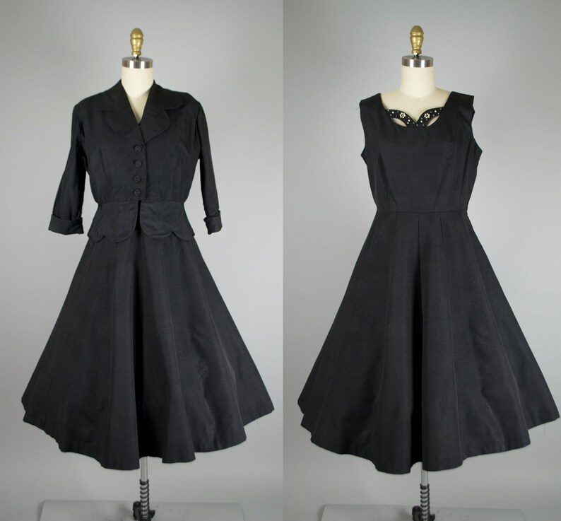 long gown with short jacket