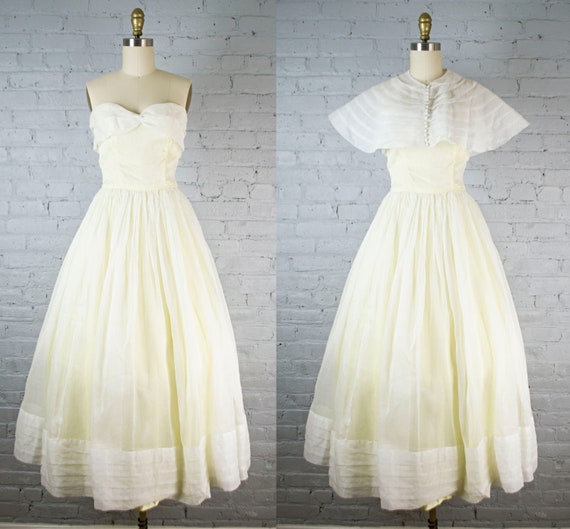 white and yellow wedding dress