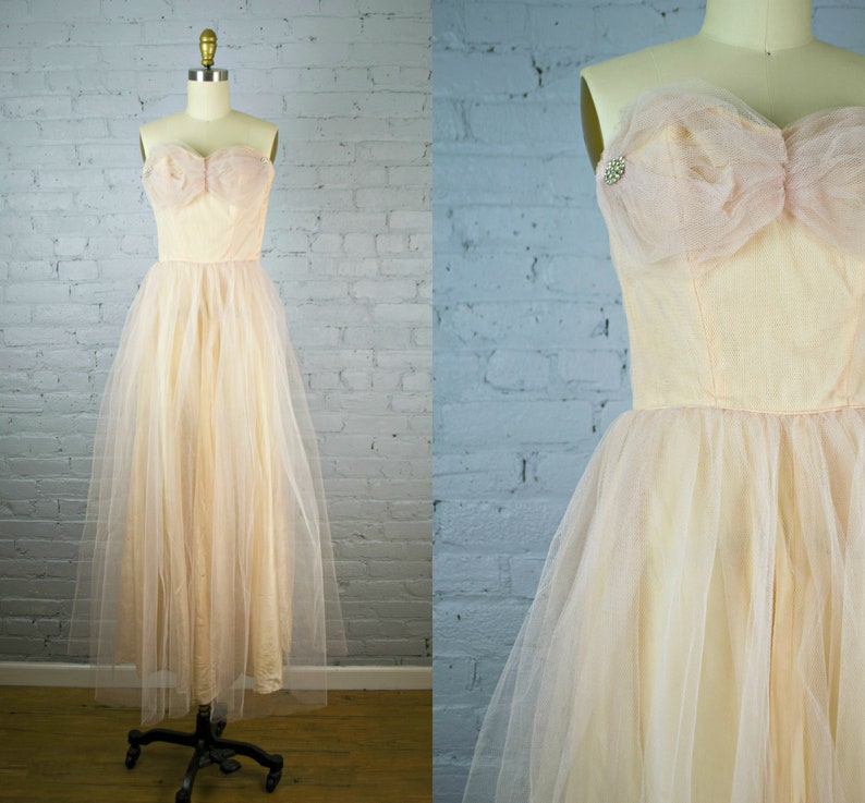 Vintage 50s Cupcake Prom Dress Cheap