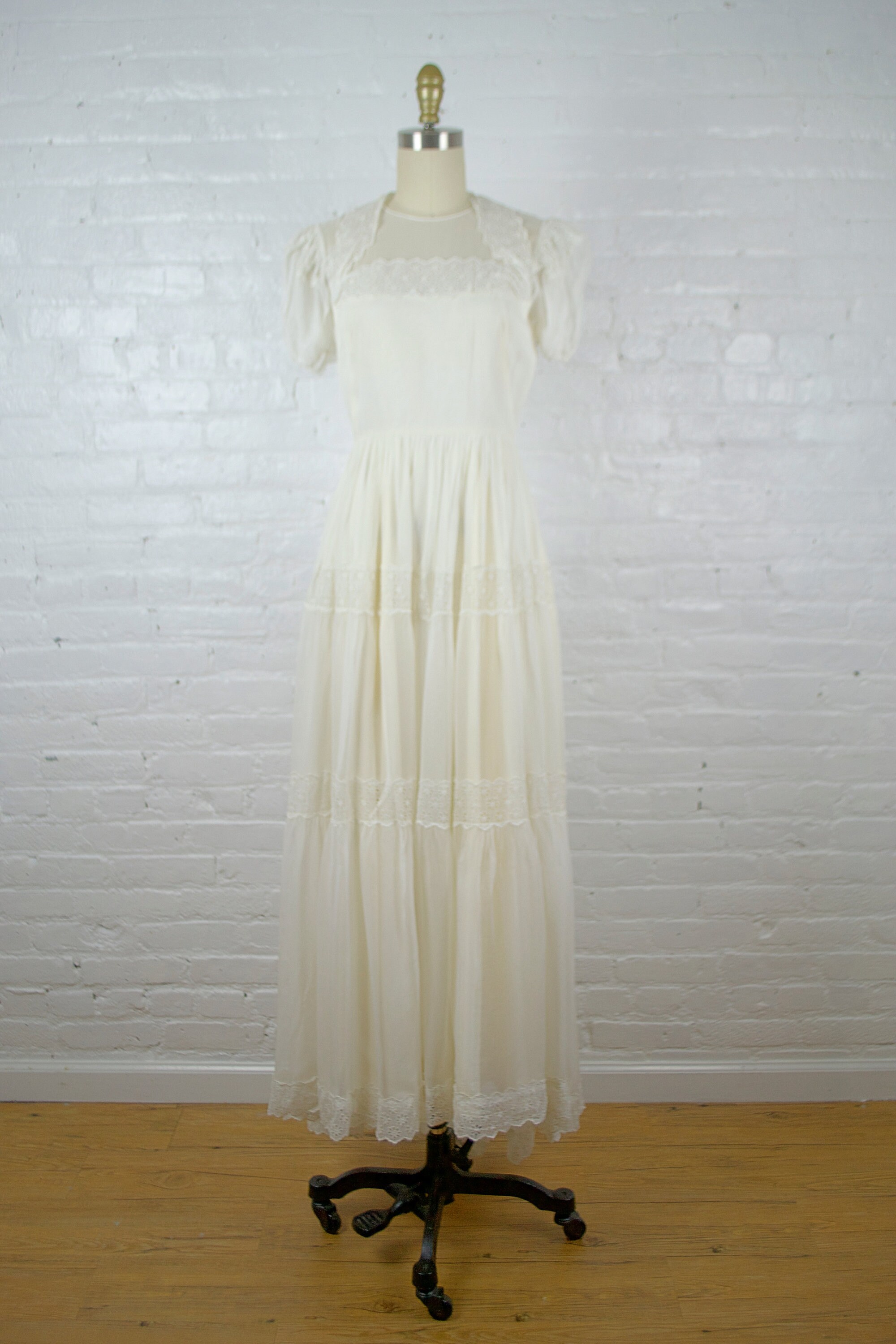 1930s wedding dress . vintage 30s cream white wedding gown | Etsy