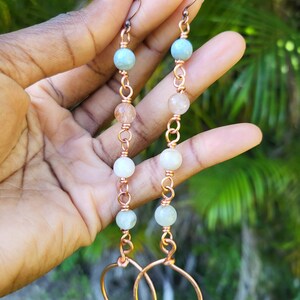 Beryl Gemstone Earrings - Amethyst - Carnelian Crystal - Labradorite Crystal - Green Aventurine - Tigers Eye Crystal - Mothers Day Jewelry