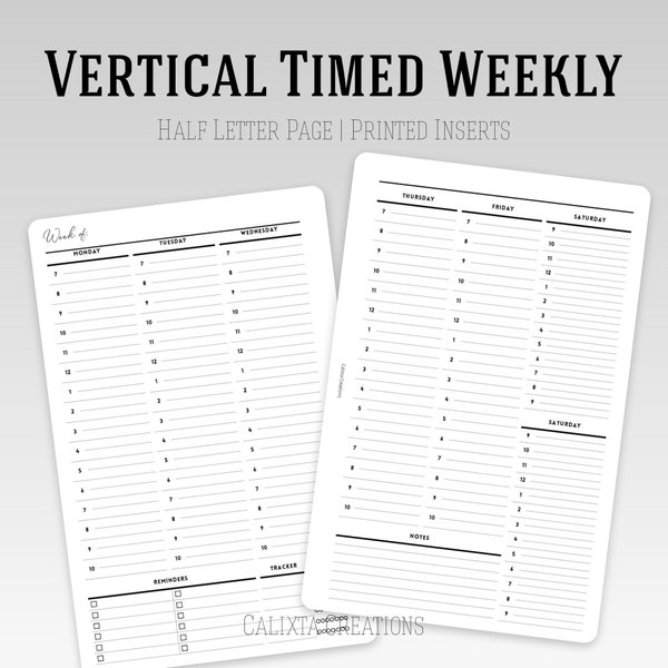 Cover for Half Letter Discbound Planner Etsy