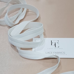 Ruban de velours élastique ivoire par mètre, large ruban de velours blanc, noeud cadeau en ruban de tissu velours, ruban de velours pour cheveux, bordure en velours ST1027
