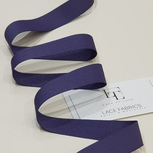 Ruban gros-grain lilas, noeuds gros-grain, fournitures pour noeuds, par mètre, ruban lilas, noeud cadeau, ruban pour cheveux, bordure gros-grain ST1039
