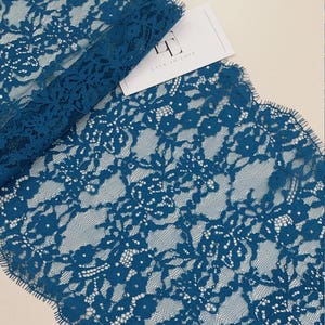 Corte de renda verde turquesa, renda francesa, renda de noiva chantilly, renda de casamento, renda recortada, renda de cílios, lingerie de renda floral LL8822