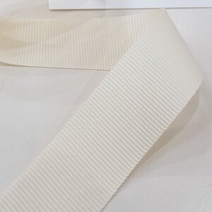 Ruban gros-grain jaune clair, noeuds gros-grain, fournitures pour noeuds pour cheveux, par mètre, ruban côtelé, noeud cadeau, ruban pour cheveux, bordure gros-grain ST1037