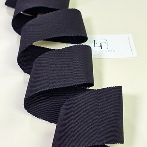 Zwart katoenen grosgrainlint, fournituren grosgrain afwerking, op maat geknipte haarstrikbenodigdheden, cadeaustrik, haarlint, grosgrain afwerking ST1071