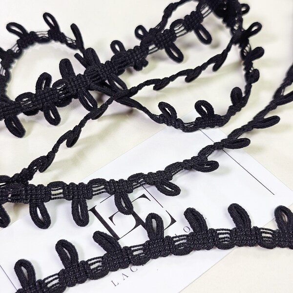 Black Guipure Lace Theresa