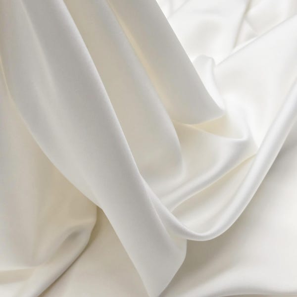 Golden Bronze Silk Duchess Satin Fabric