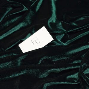 Well draping velour velvet stretch fabric by meter