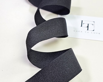Black grosgrain ribbon, grosgrain bows, hair bow supplies, by the yard, gift bow, hair ribbon, grosgrain trim V006