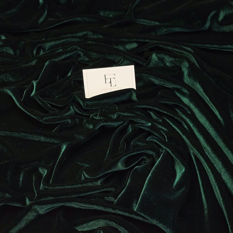Velvet velour stretch fabric online shop Europe