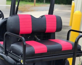 Golf Cart Seat Cover for Rear Seat Kit (2 Stripe)