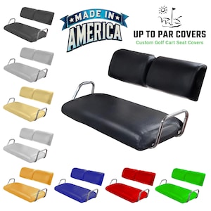 Yamaha G2 and G9 Vinyl Staple On Golf Cart Seat Cover Choose From 9 Colors Ready to Ship