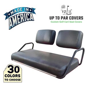 Club Car Pre 2000 Golf Cart Seat Cover (Solid Color)