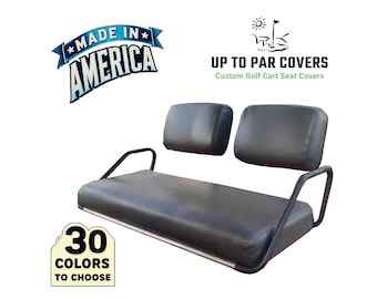 Club Car Pre 2000 Golf Cart Seat Cover (Solid Color)