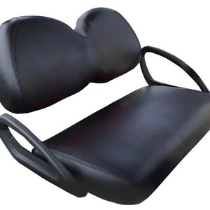 Club Car Precedent Staple On Golf Cart Seat Cover (Solid Color)