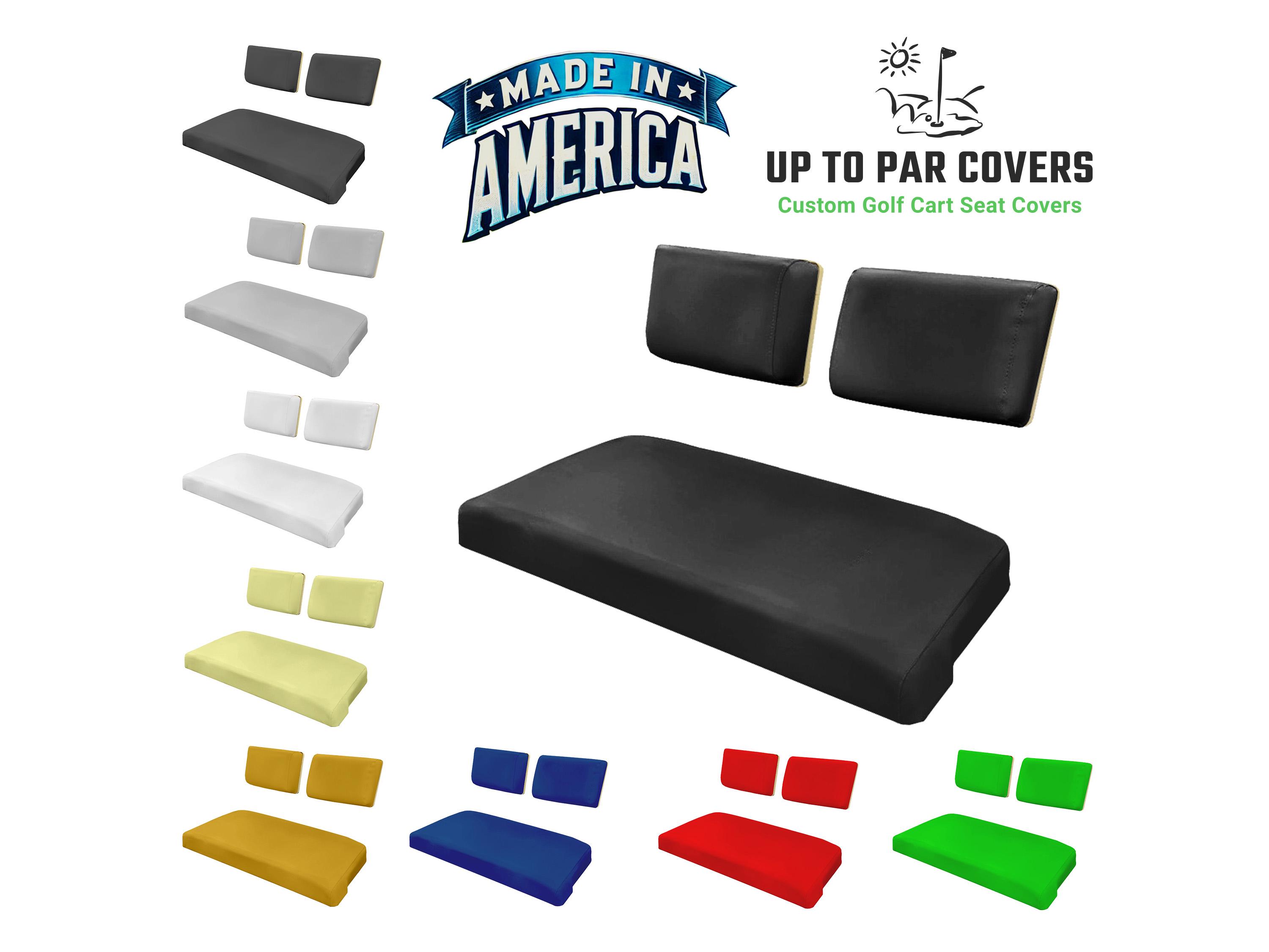 E-Z-GO Marathon Vinyl Staple On Golf Cart Seat Cover Ready to Ship