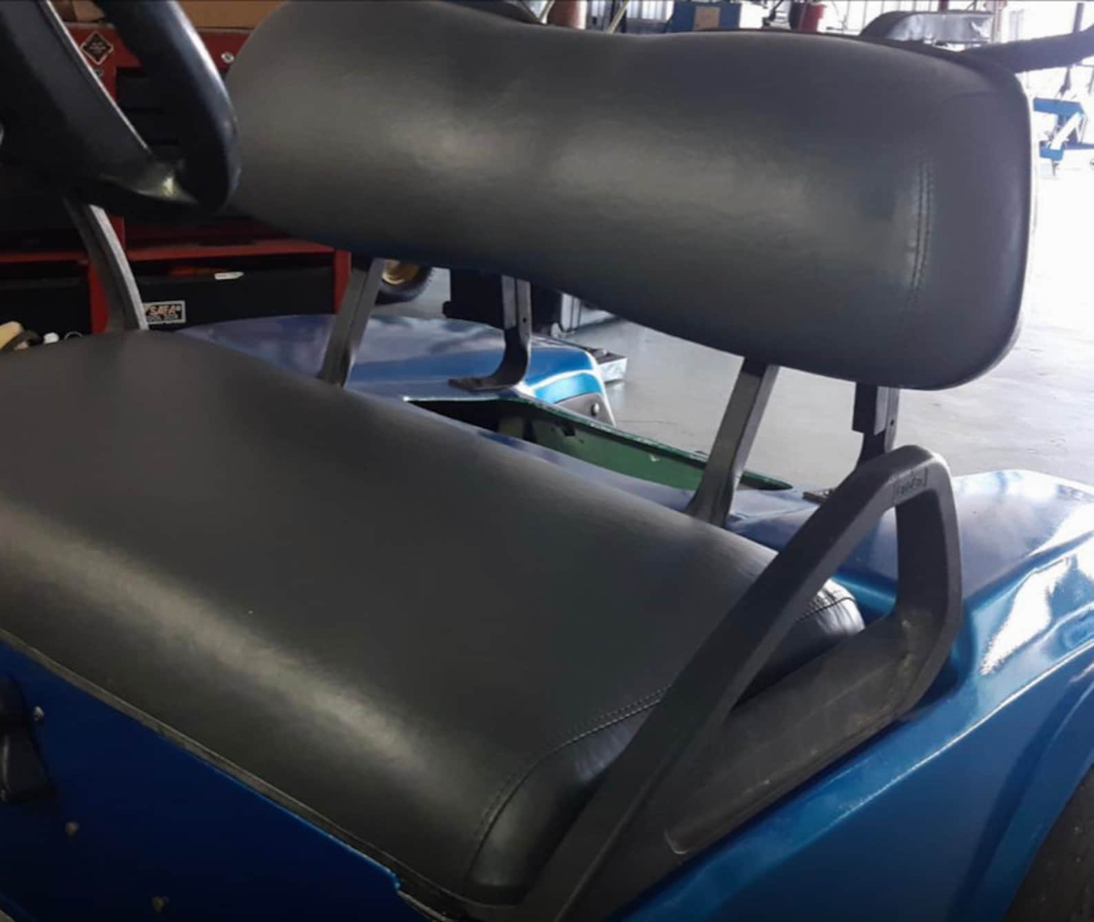 Club Car DS Staple on Golf Cart Seat Cover solid Color Etsy