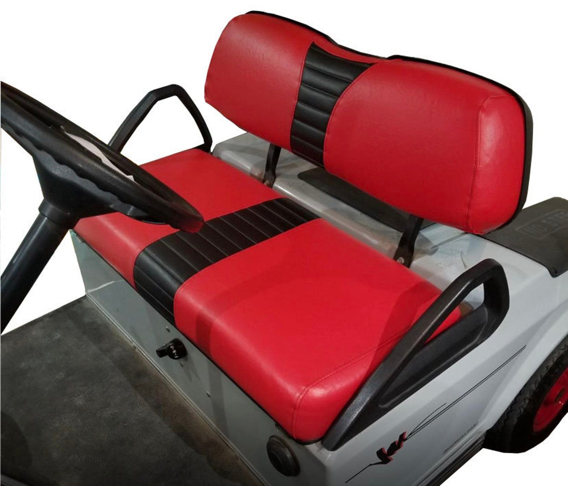 Club Car DS Staple on Golf Cart Seat Cover 1 Stripe Etsy