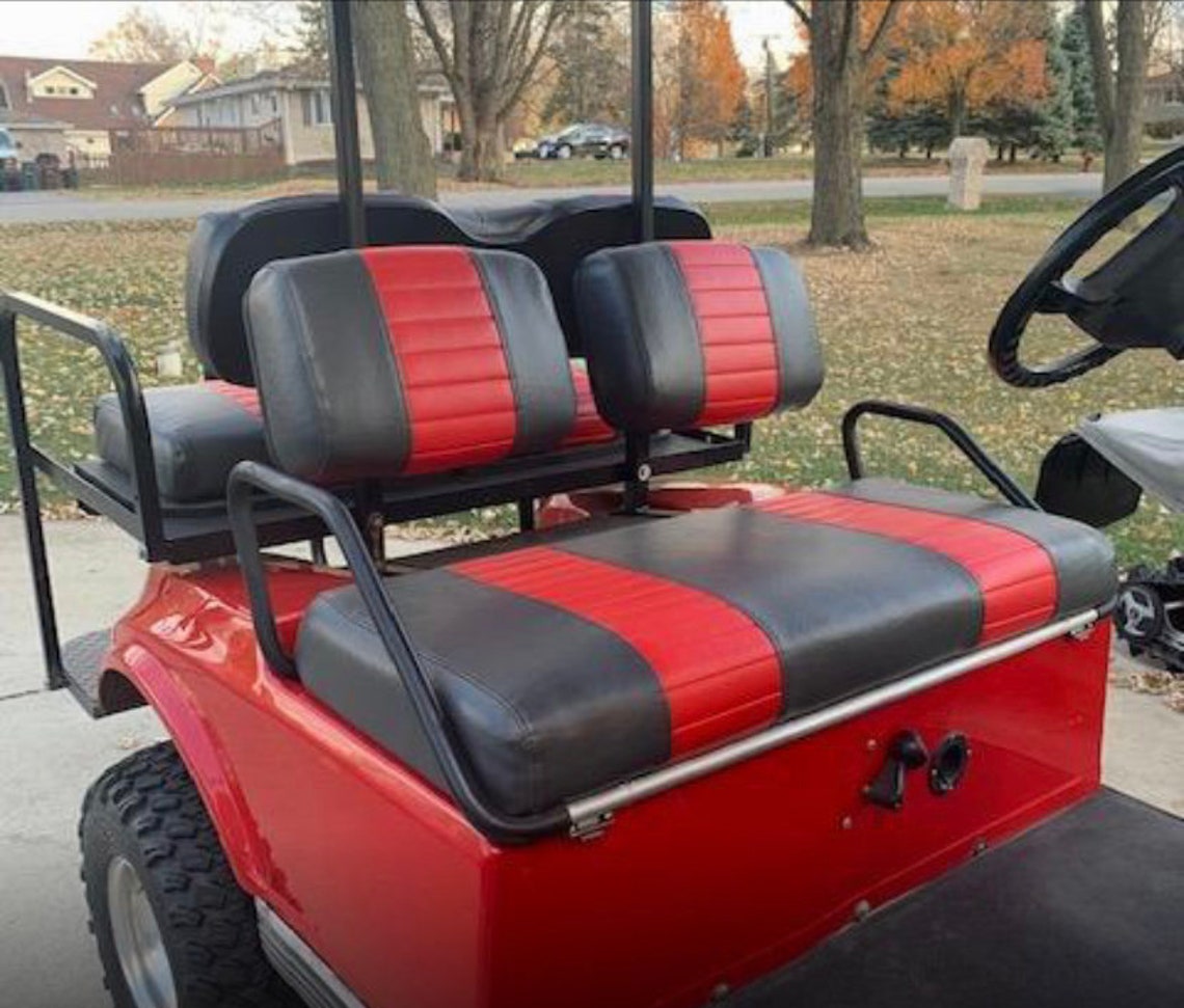 Yamaha G16 / G22 Staple on Golf Cart Seat Cover 2 Stripe Etsy