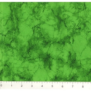 108" Extra Wide Quilt Backing 3 yards 100% Cotton Marble Kelley Kelly Green
