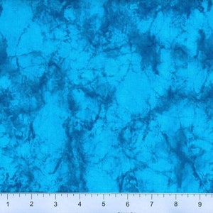 108&quot; Extra Wide Quilt Backing 3 yds 100% Cotton Turquoise Blue (see description...)