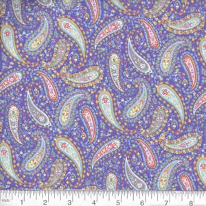 PEFECT PAISLEY Fabric - Lilac