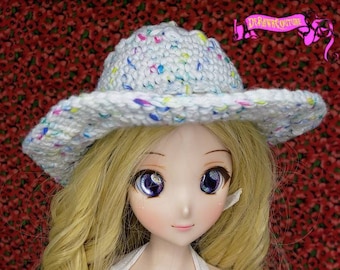 Speckled Sun hat, Smart doll clothes