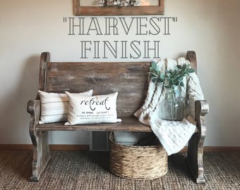 CUSTOM LENGTH ORDER: Traditional Style Church Pew Bench.  Knotty Pine. Foyer, Entryway Furniture, Farmhouse Design, Dining Seating, Gift