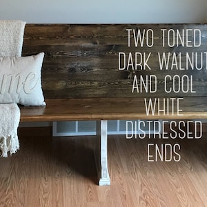 Custom Church Pew Bench, Foyer, Entryway Furniture, Farmhouse Design, Dining Seating, Pew, Wooden Bench