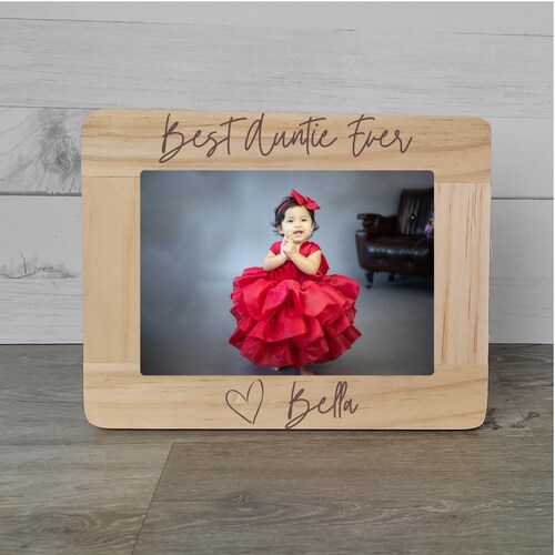 Aunt and Uncle Picture Frame Personalized Gift Rustic Photo Etsy