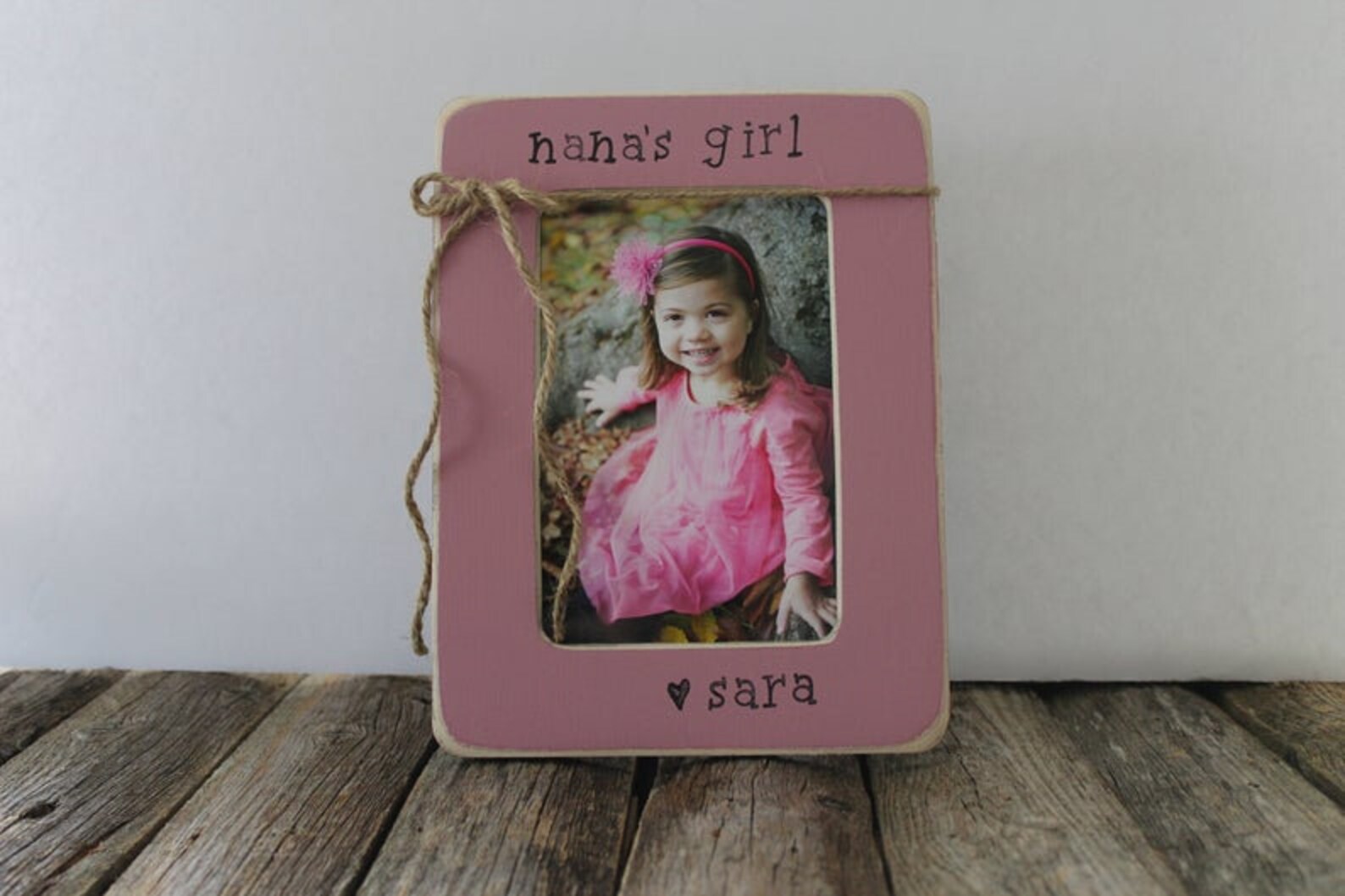 Nana Picture Frame Nana's Girl Photo Frame Christmas Etsy