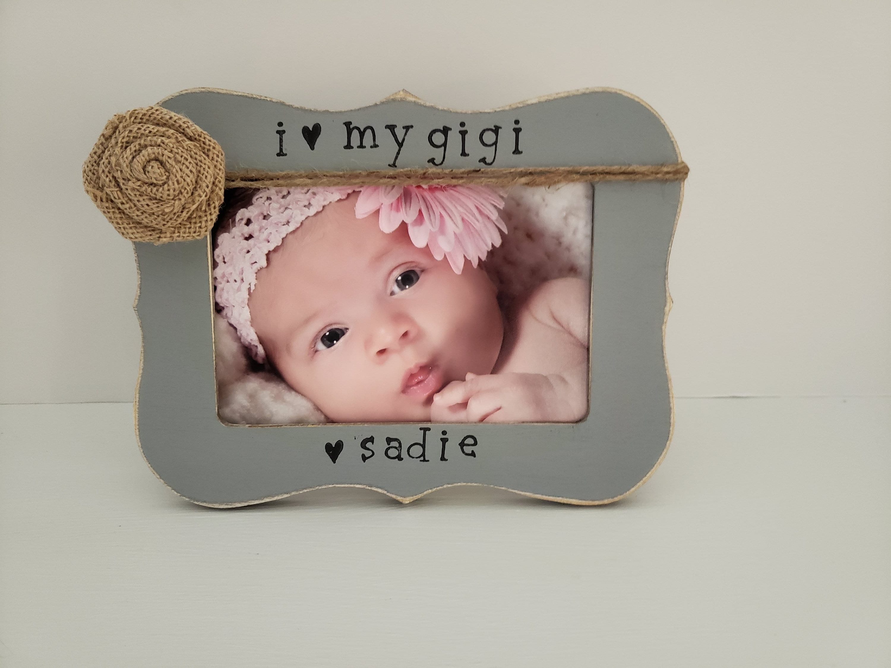 Gigi Picture Frame I Love my Gigi Photo Frame Personalized Etsy