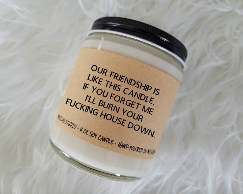 Our Friendship is Like This Candle If You Me Soy Etsy UK Our Friendship is Like This Candle If You Me Soy Etsy UK