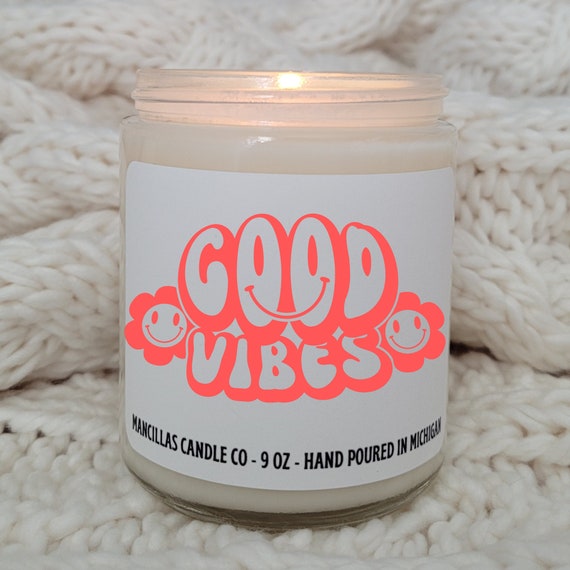 Good Vibes Candle Etsy