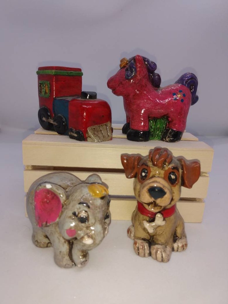 Plaster Figurines Etsy