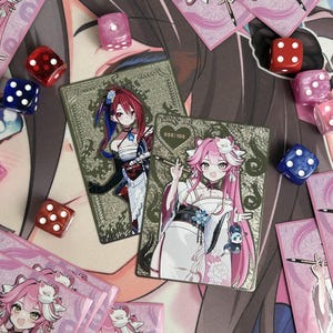 Raora and Elizabeth - Silver Metal Limited TCG card