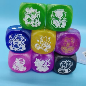 DTCG Waifu Dice BIG 22mm Dice image 5