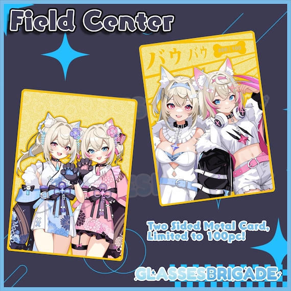Fuwamoco Field Center - Fuwawa and Mococo Abyssguard Gold Card